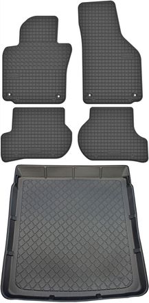 OEM Volkswagen Passat B6 Sed&aacute;n De 2005 A Octubre De 2009. Juego De Alfombrillas De Goma Para Coche Y Alfombrilla Para Maletero