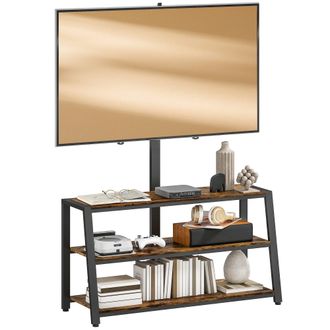HOMCOM TV Stand Cabinet with Swivel Bracket for 32 - 65 Inch TVs | TJ Hughes