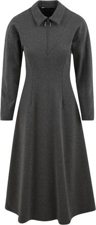 Beatrice .B Fleece Jurk Model 24Fa 6327 - Dames - Casual kleedjes - Grijs - XS - Kleedjes