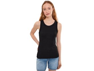Michael Stars Paloma Tank Top Womens Clothing Black (US 0-12), Cotton/Nylon