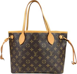 Louis Vuitton Brown Monogram Canvas Tote Bag (Pre-Owned)