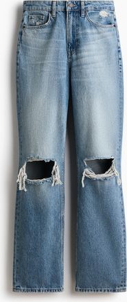 H&M Straight High Jeans - Blue