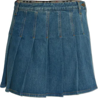 Burberry Denim Skirt Dahlia - Dames - Spijkerrokken - Blauw - 2XS - Denim - Rokken