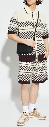 Amiri Shorts With A Patch, Mens, Cream