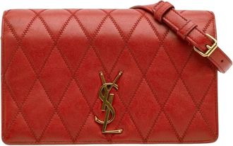 Saint Laurent Pre-owned Borsa a Tracolla in Pelle - - Pre-owned - Donna - Rosso - ONE SIZE