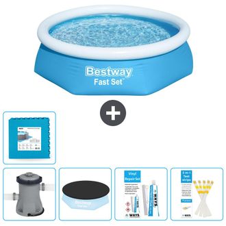 Bestway Piscina Bestway Fast Set Redonda - 244x61 Cm - 8-piezas S22625