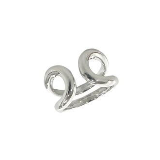 Herm&egrave;s Silver Silver 925 Band Ring (Pre-Owned)