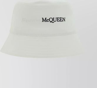 Alexander McQueen logo cotton baseball cap