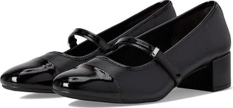 Life Stride Brooke Womens Sandals Black Faux Leather : 9.5 W (C), Rubber/Synthetic