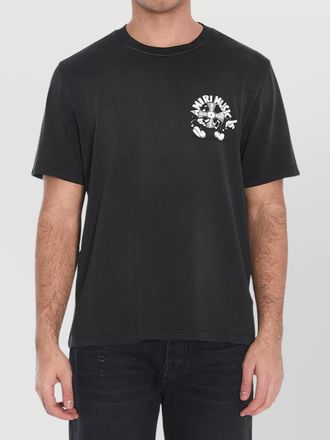 Amiri cotton ribbed crewneck short-sleeve t-shirt