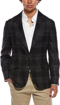 Brunello Cucinelli Wool, Silk, & Linen-Blend Blazer