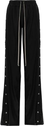 Rick Owens Wide Pusher Acetate Snap Button Pants