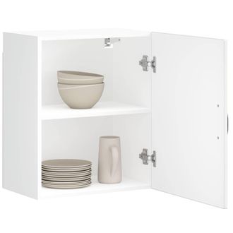 vidaXL Vidaxl Pensili Da Cucina 2 Pz Lucca In Legno Multistrato Bianco