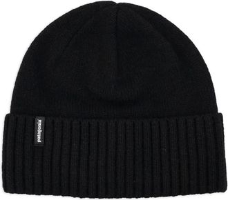Patagonia ribbed-knit beanie - men - Recycled Wool/Yarn/Recycled Nylon - One Size - Black