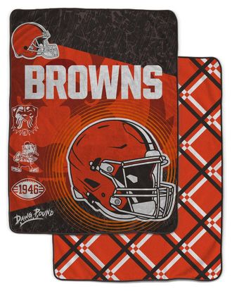 Pegasus Sports Cleveland Browns Nfl Team Helmet Oversized Fleece Blanket