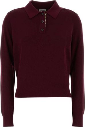 Burberry Dames, Tops, Paars, Maat: L Katoen