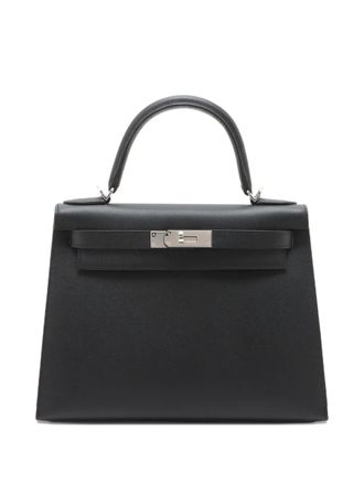 Herm&egrave;s 2025 Epsom Kelly II Sellier 28 satchel - Black