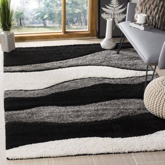 Safavieh Alfombra gris/negro 122 x 183 cm