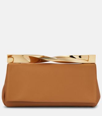 Aquazzura Clutch Twist in pelle