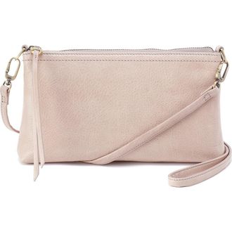 Hobo Darcy Convertible Leather Crossbody Bag in Stone Gloss at Nordstrom