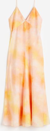 H&M Kleid in A-Linie aus Modalmix - Orange