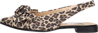 Notre-V 72251 Slingbacks - Dames - Ballerinas - Bruin - 37 EU - Leer - Schoenen