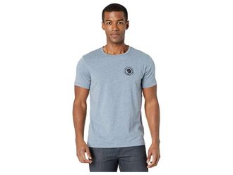 Fj&auml;llr&auml;ven 1960 Logo T-Shirt Mens Clothing Uncle Blue/Melange : SM, Polyester/Cotton
