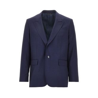 Reveres Wool and mohair single-breasted jacket Man 46