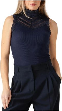 Rosemunde Dames, Tops, Blauw, Maat: XS