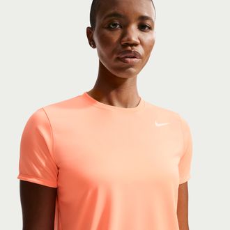 Nike Womens Dri-FIT T-Shirt in Orange | DX0687-852