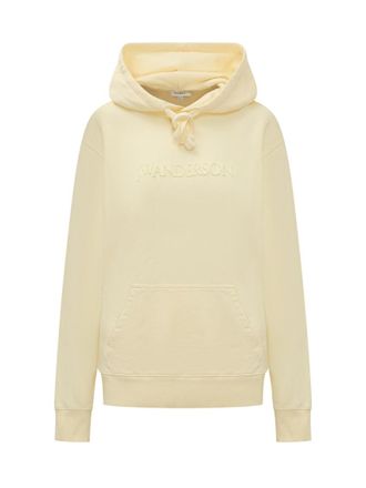 J.W.Anderson Yellow Logo Hood Sweatshirt