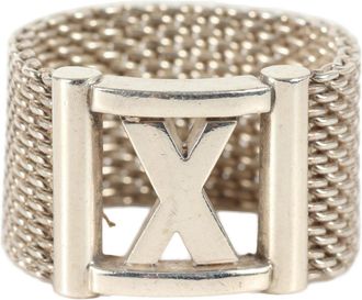 Tiffany & Co. Silver 925 Band Ring (Pre-Owned)