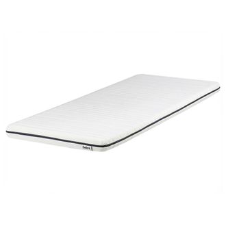 Beliani Beliani - Colch&oacute;n De Espuma Blanco Funda Extra&iacute;ble Con Cremallera 80 X 200 Cm Precious