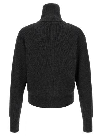 Christophe Lemaire Virgin Wool Ribbed Cardigan - Grey
