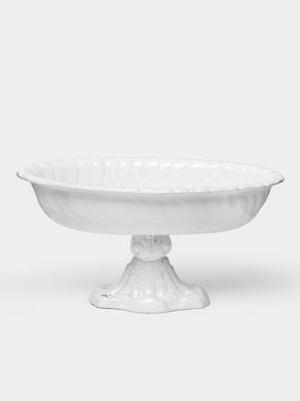 Astier De Villatte Peggy Hand-Glazed Ceramic Raised Oval Platter