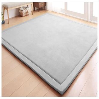OEM Loartee Korallenrote Samtmatte, Teppich, Als Krabbeldecke F&uuml;rs Kind, Yogamatte Et &Uuml;bungdessuslage Geeignet