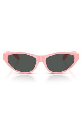 Versace 55mm Cat Eye Sunglasses in Pink at Nordstrom