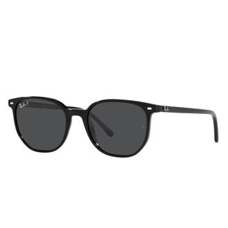 Ray-Ban Gepolariseerde zwarte zonnebril Elliot-model - unisex - Zonnebrillen - Zwart - 52 MM - Accessoires