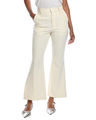 Sally Lapointe Lapointe Matte Crepe Flare Pant