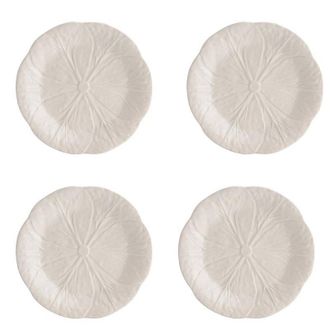 Bordallo Pinheiro Fruit Plate - Set 4 - Cabbage