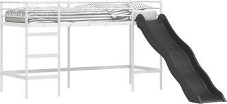 vidaXL Estructura De Litera Para Ni&ntilde;os Con Tobog&aacute;n Y Antracita Vidaxl