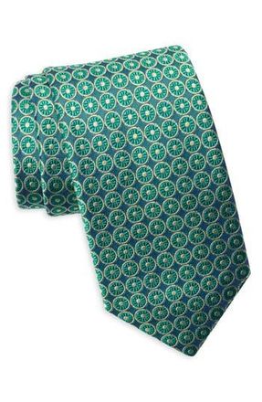 Ted Baker Westferry Circle Neat Silk Blend Tie in Green at Nordstrom Rack