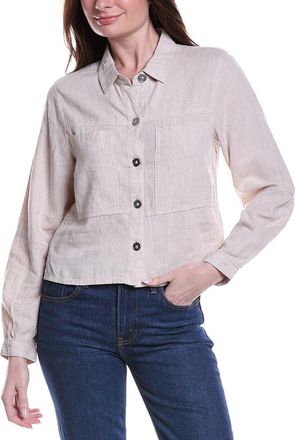 Nic+Zoe NIC+ZOE Rumba Linen-Blend Pocket Jacket