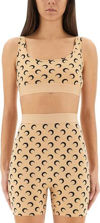 Marine Serre Top Bra Moon-Donna