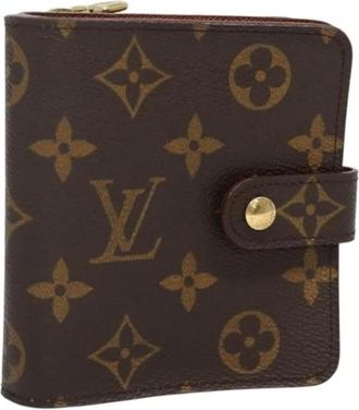 Louis Vuitton Pre-owned Monogram Canvas Portemonnee - Dames - Vintage Accessoires - Bruin - ONE Size - Vintage