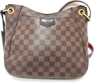 Louis Vuitton Tweedehands Canvas Louis Vuitton tassen - Dames - Vintage Schoudertas - Bruin - ONE Size - Vintage