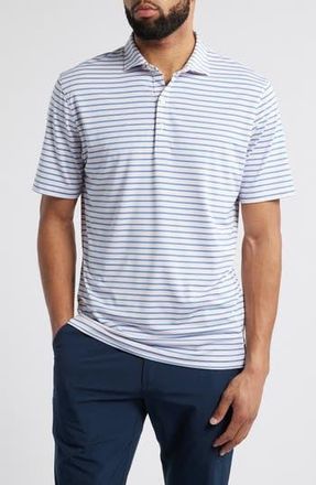 Johnnie-O Bronte Stripe PREP-FORMANCE Golf Polo in Porto Pink at Nordstrom Rack, Size Xx-Large