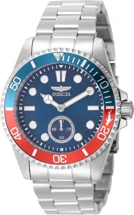 Invicta Pro Diver Quartz Blue Dial Pepsi Bezel Mens Watch 49436