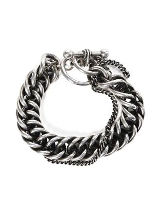 Ann Demeulemeester Bracciale a catena Hinna - Argento