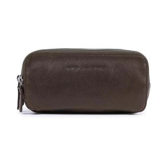 Piquadro Bags, male, Brown, Size: ONE SIZE Mens clutch with three dividers